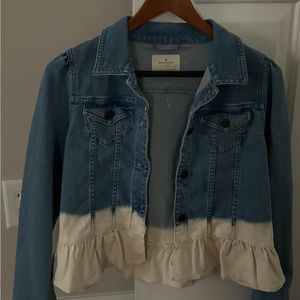 Kate Spade dip dyed denim jacket.  Brand new and never worn.